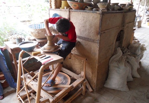 Keramikwerkstatt in Rischtan