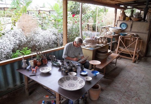 Keramikwerkstatt in Rischtan 07