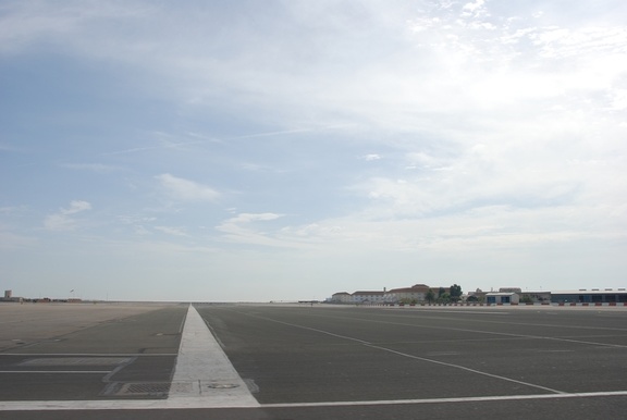 Der Flughafen mit Landung 17