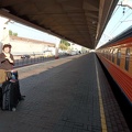 Bahnhof und Zugfahrt nach Moskau 07
